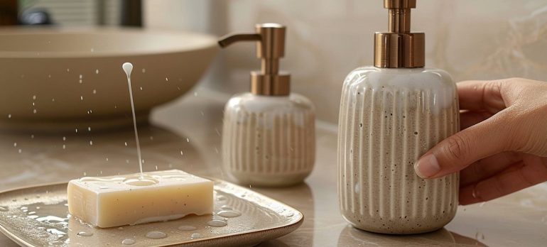 Porte-savon ou distributeur de savon : le comparatif pour bien choisir